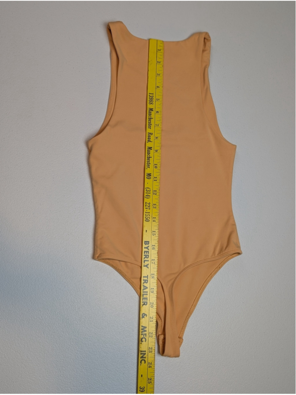 Women's Babaton Bodysuit XS Tangerine, Sleeveless High Neck - Picture 10 of 10